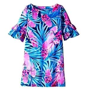 Lilly Pulitzer NWT Mini Lula Dress Mr Peacock Blue Tweethearts Size XS,XL